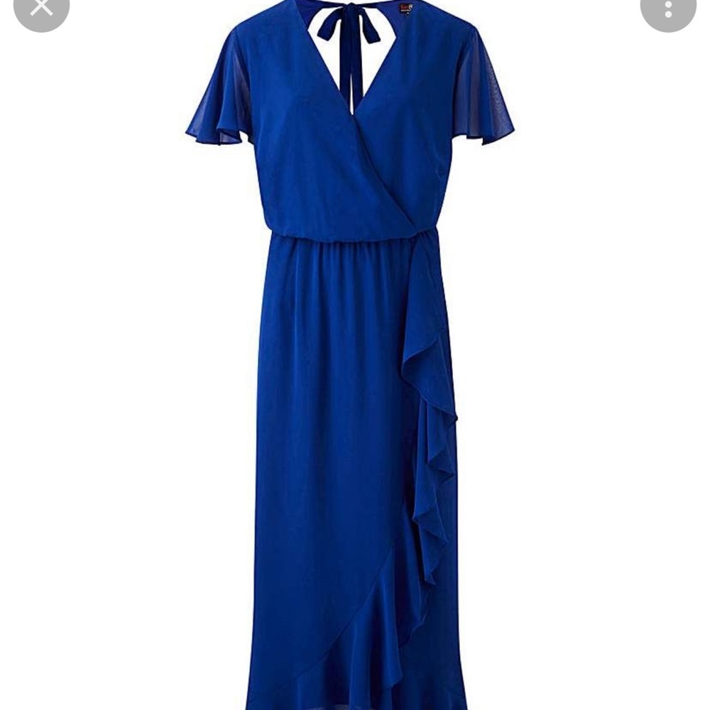 Lovedrobe Blue Wrap Dress